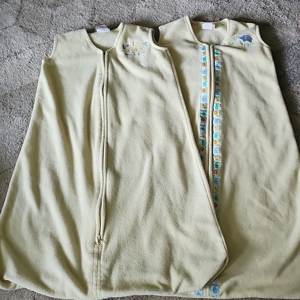 Halo Yellow Sleep Sack with Animal Print Lot